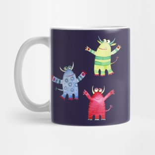 Watercolor Monsters Mug